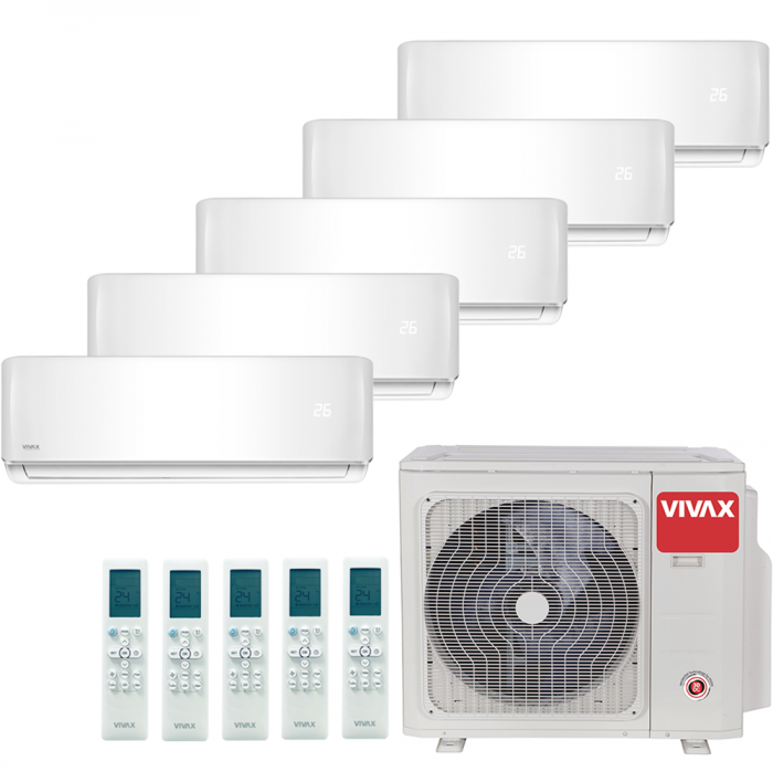 Aer Conditionat MULTISPLIT VIVAX ACP-42COFM123AERI / 4x ACP-09CH25AERI WHITE + ACP-12CH35AERI WHITE Inverter [5]