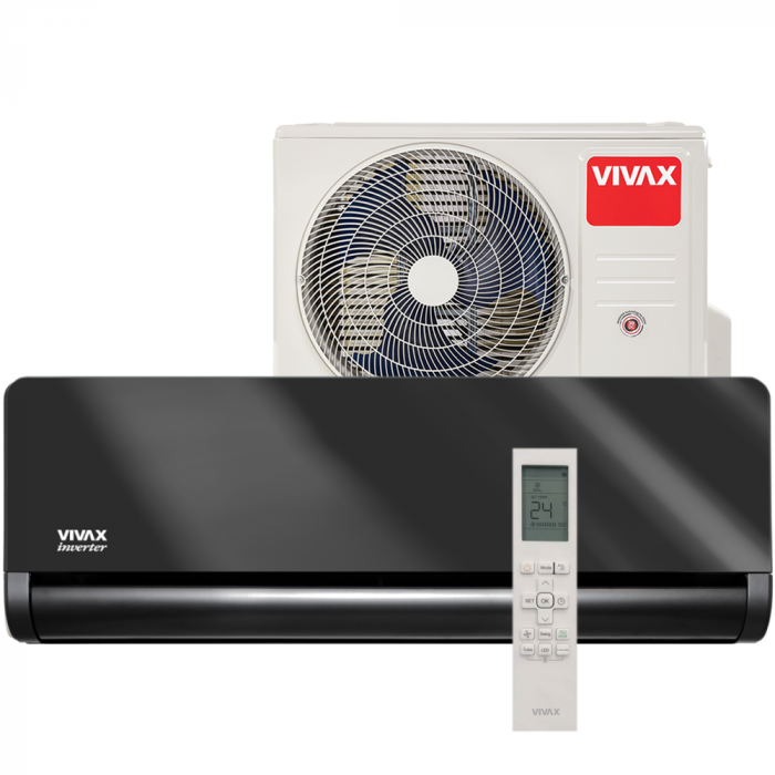 Aer Conditionat VIVAX H+Design ACP-12CH35AEHI+ Gray Mirror Wi-Fi Ready R32 Inverter 12000 BTU/h [8]
