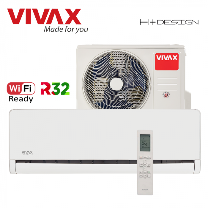 Aer Conditionat VIVAX H+Design ACP-12CH35AEHI+ White Wi-Fi Ready R32 Inverter 12000 BTU/h [5]