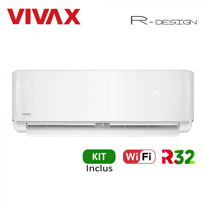 Aer Conditionat VIVAX R-Design ACP-09CH25AERI Wi-Fi Kit de instalare inclus R32 Inverter 9000 BTU/h [7]