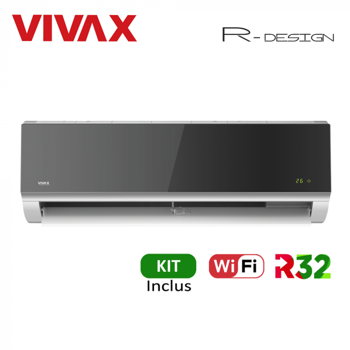 Aer Conditionat VIVAX R-Design ACP-18CH50AERI SILVER MIRROR Wi-Fi Kit de instalare inclus R32 Inverter 18000 BTU/h [5]