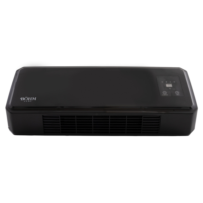 Aeroterma de perete cu display si telecomanda BoHM BH2000BL, 20–25 m², 1000W-2000W [4]