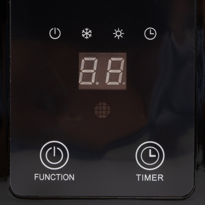 Aeroterma de perete cu display si telecomanda BoHM BH2000BL, 20–25 m², 1000W-2000W [5]