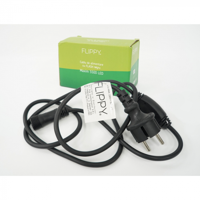 Alimentator Instalatie IP65, fir negru, 220v [1]