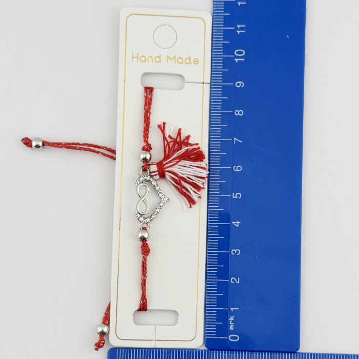 Ambalaje de Carton pentru Bratari, Flippy, Set 100 Bucati, Cartonase Suport Bratara, Model Hand Made, 11,5 x 3 cm, Alb [2]