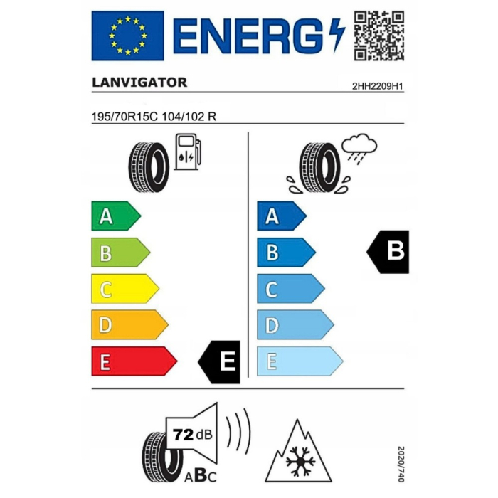 Anvelopa All Season LANVIGATOR WINTERGRIP VAN 195/70/R15 104/102 R, Aderenta Sporita pe Zapada si Umed, Confort si Durabilitate [5]