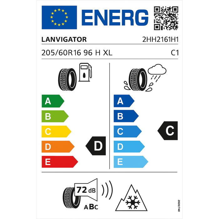 Anvelopa Iarna LANVIGATOR WINTERGRIP HP 205/60R16 96H XL, Aderenta Sporita pe Zapada si Umed, Confort si Durabilitate [5]