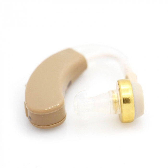 Aparat Auditiv, Flippy, X-168, Aparat pentru Auz Perfect, fixare usoara, Amplificator de sunet in ear, Baterie inclusa pentru Canalul Auditiv, Bej [4]