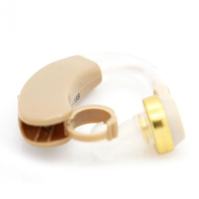 Aparat Auditiv, Flippy, X-168, Aparat pentru Auz Perfect, fixare usoara, Amplificator de sunet in ear, Baterie inclusa pentru Canalul Auditiv, Bej [6]