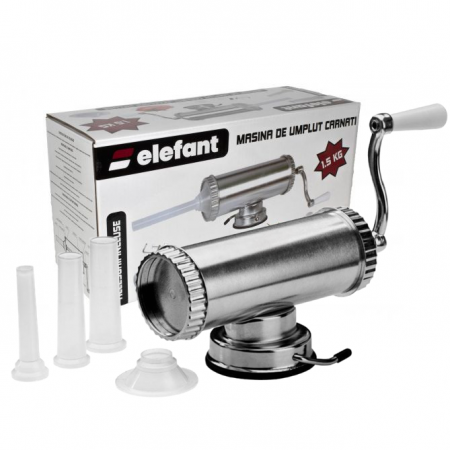 Aparat de Facut Carnati Elefant KY2003, 1.5 kg, inox, Orizontal 3 palnii [1]