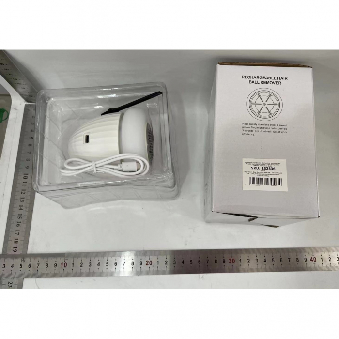 Aparat de Scame 2 in 1, Flippy, Curatare Haine si Lampa de Veghe, 3 Trepte, Incarcare Tip C, 4 W, 9 x 10 cm, Alb [2]