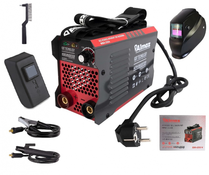 Aparat de sudura Almaz MMA 250A, 1.6 - 5.0 mm + Masca de sudura cu reglaj automat [3]