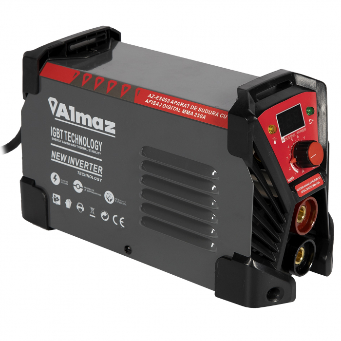 Aparat de sudura digital Almaz AZ-ES003 MMA 250, 250 A, 1.6 - 5.0 mm, AZ-ES003 [2]