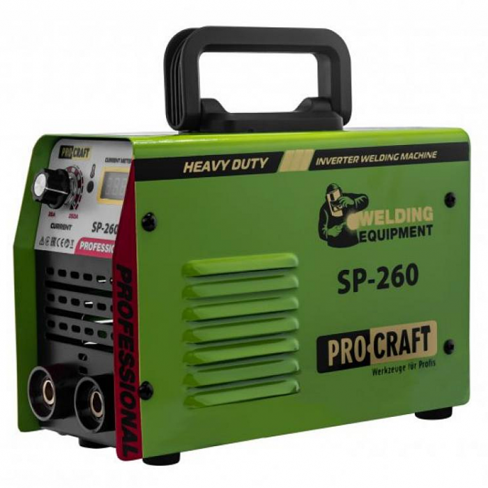 Aparat de sudura Procraft SP260, 260 А, 1.5 - 4.0 mm + Masca de sudura cu reglaj automat [2]