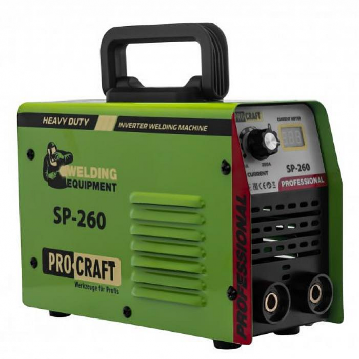 Aparat de sudura Procraft SP260, 260 А, 1.5 - 4.0 mm + Masca de sudura cu reglaj automat [3]