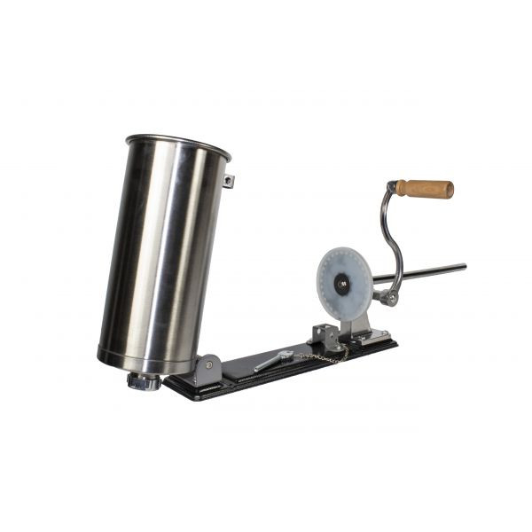 Aparat de umplut Carnati Elefant KY-2006PA, 3 kg, metal/inox, Orizontal/Rabatabil 4 palnii, prindere de masa [3]