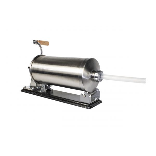 Aparat de umplut Carnati Elefant KY-2006PA, 3 kg, metal/inox, Orizontal/Rabatabil 4 palnii, prindere de masa [2]