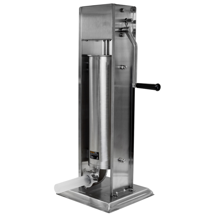 Aparat mecanic de facut carnati ROTOR RML-S7, vertical, 7 L, inox alimentar, cuva basculanta, 6 palnii, actionare prin manivela [3]