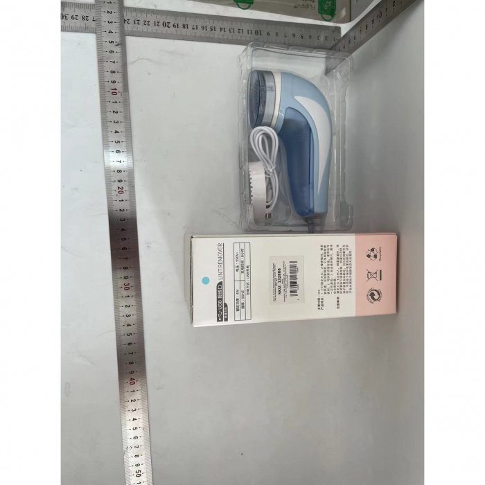 Aparat Pentru Curatat Scame, Par Si Praf, Flippy, Pentru Diferite Tipuri De Material, Cu Lame Din Otel Inoxidabil, Incarcare Prin USB Type-C, Cu Perie De Curatare si Cablu USB Incluse, 13.5x9 cm, Alba [2]