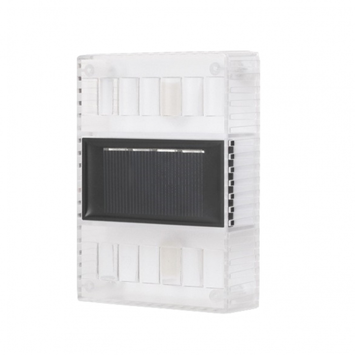 Aplica solara LED Flippy, ABS/Policarbonat, rezistenta la apa IP65, pentru perete, 1.2V, 600mah, 10.5 x 2.5 x 7 cm, alb cald [1]