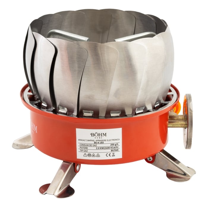Arzator portabil rezistent la vant BoHM BG-K-203 Propan/butan [3]