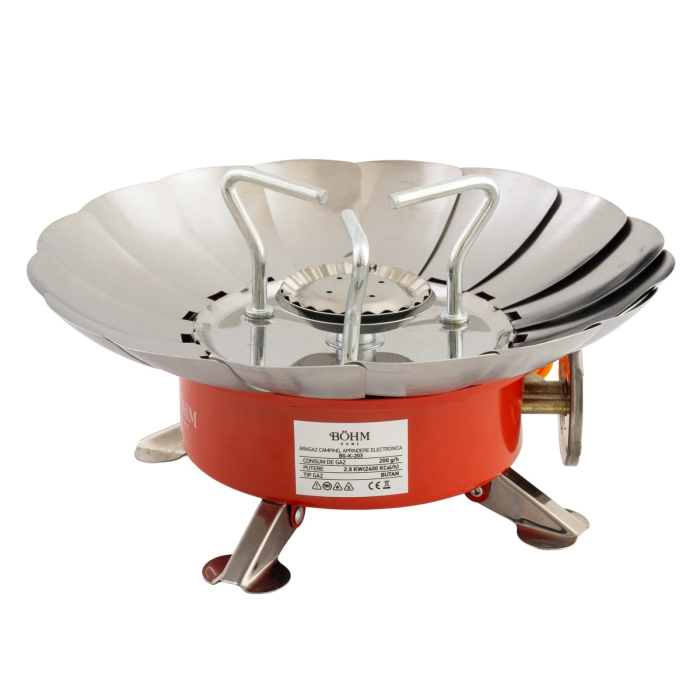 Arzator portabil rezistent la vant BoHM BG-K-203 Propan/butan [1]
