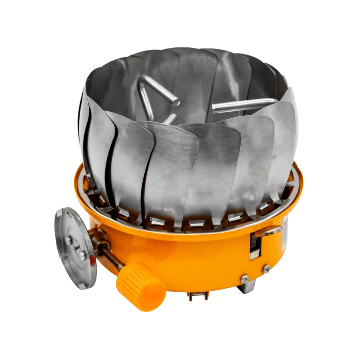 Arzator portabil rezistent la vant cu aprindere electronica ROTOR RPCG-282YW, 2.8 kW, butan, consum 200 g/h [2]
