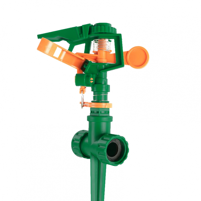 Aspersor plastic verde/orange cu 6 moduri dispersie , prin bataie MX253 [2]