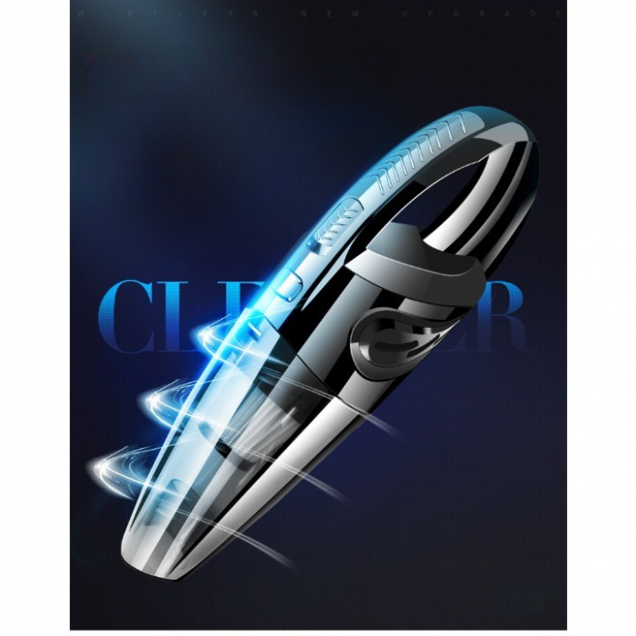 Aspirator de Mana Portabil Turbo, Flippy, pentru Uz Caznic sau Auto, Functie de Aspirare Umeda si Uscata, Incarcare USB, 32.000 rot/min, Putere 120W, Aspirare cu Vid de 4 Bar, 5 Accesorii pentru Spati [5]