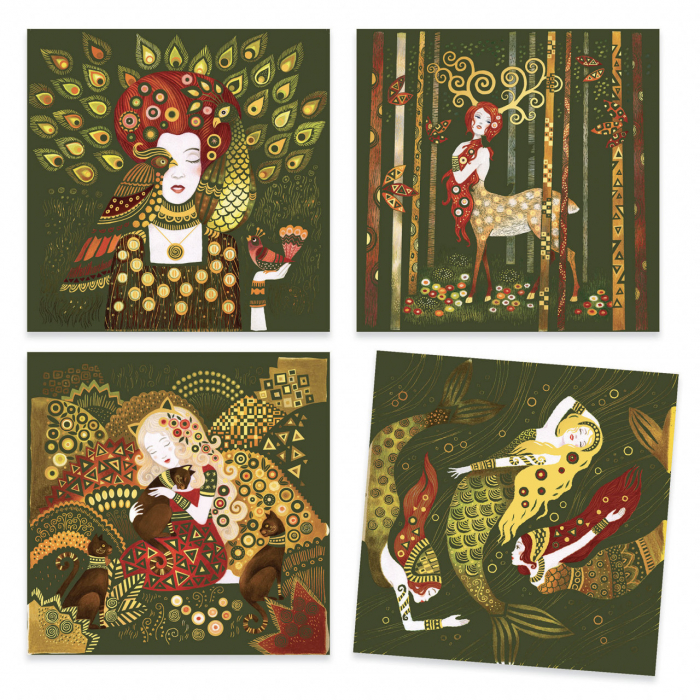 Atelier de razuit Art Nouveau Inspired by Gustave Klimt, Djeco [4]