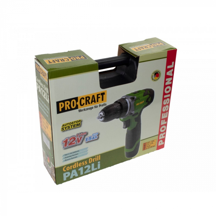 Autofiletanta cu 2 acumulatori Procraft PA12Li, 12V, 1.5 Ah [4]