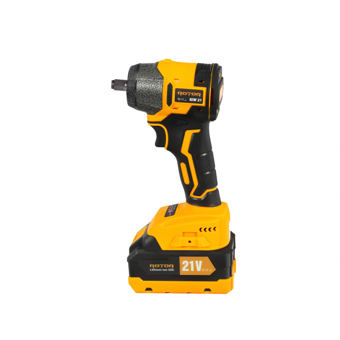 Autofiletanta cu impact pe acumulator ROTOR RIW21, 21 V /3 Ah, 320 Nm 2200 rot/min, 3300 BPM [2]