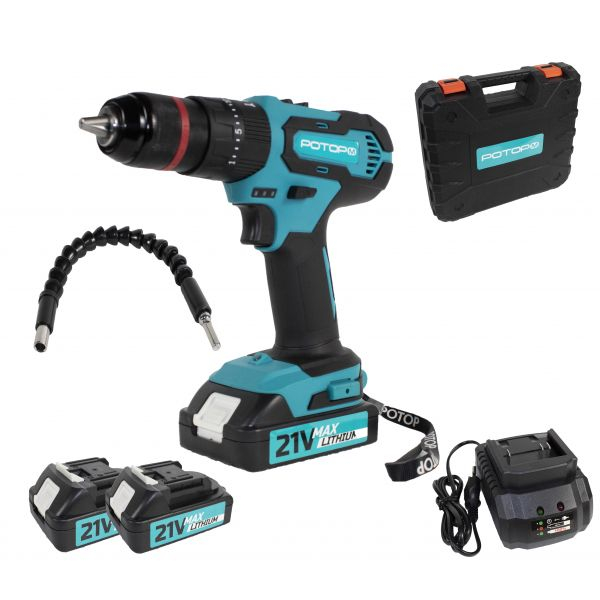 Autofiletanta cu percutie Rotor AS21LI, 21 V, 2 Ah, prelungitor flexibil, 32 Nm, 1150 RPM [5]