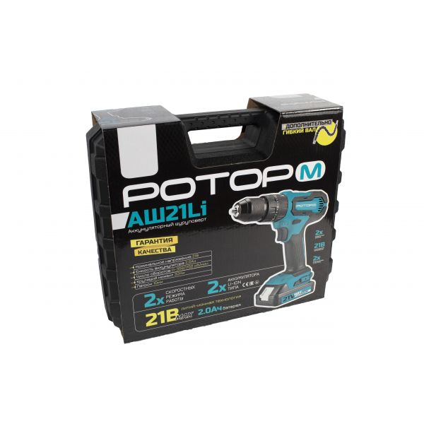 Autofiletanta cu percutie Rotor AS21LI, 21 V, 2 Ah, prelungitor flexibil, 32 Nm, 1150 RPM [7]