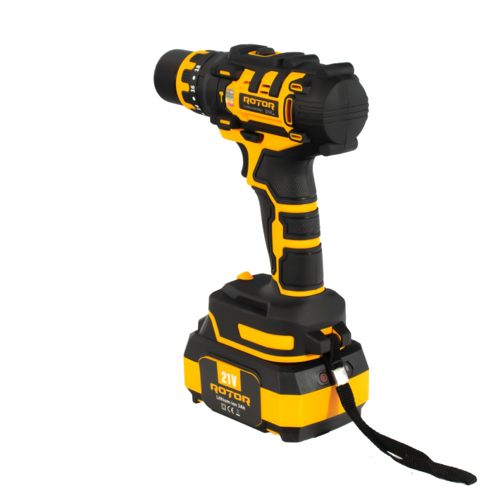 Autofiletanta pe acumulator ROTOR RDB21 21 V /3 Ah, 1350 Rot/min, 18+1, 30 Nm, Brushless [3]