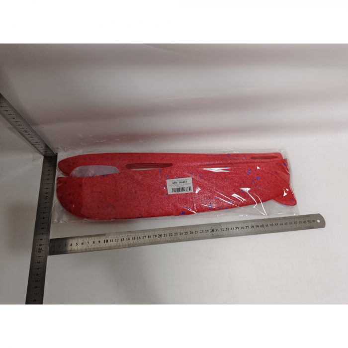 Avion planor din polistiren in punga , lungime 47 cm , Rosu , cu lumini pe cap, Flippy [5]