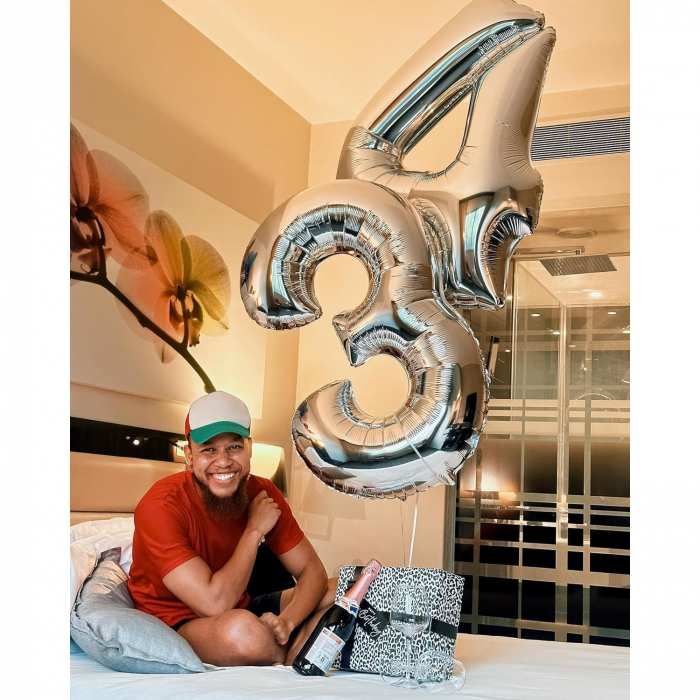 Balon din Folie Metalizata Flippy, Figurina Cifra, Tema Aniversare 40 cm, Ambalaj Individual, Pai inclus, Umflare cu Aer sau Heliu, Argintiu, Cifra 3 [8]