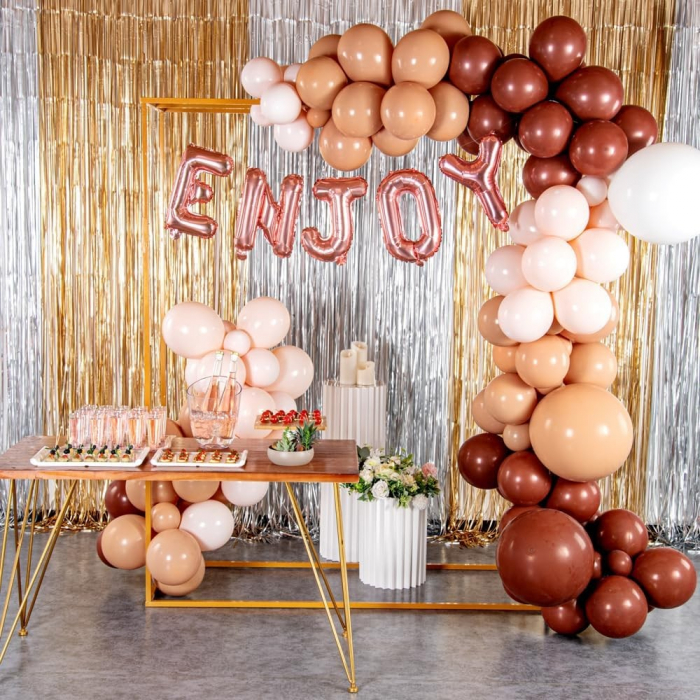 Balon Folie Metalizata Litera Y, Flippy, 40 cm, Umflati cu Heliu sau Aer, Ambalaj Individual, Pai inclus, Rose Gold [5]