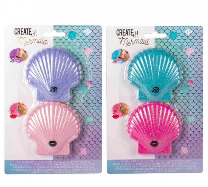 Balsam de buze + Fard de pleoape Create It!, Sirena [1]