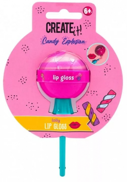 Balsam pentru buze Create It! Forma de acadea, Candy, Roz [2]