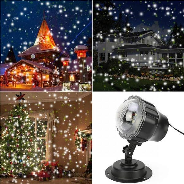 Proiector laser Snow Flower, fulgi de zapada, exterior [1]