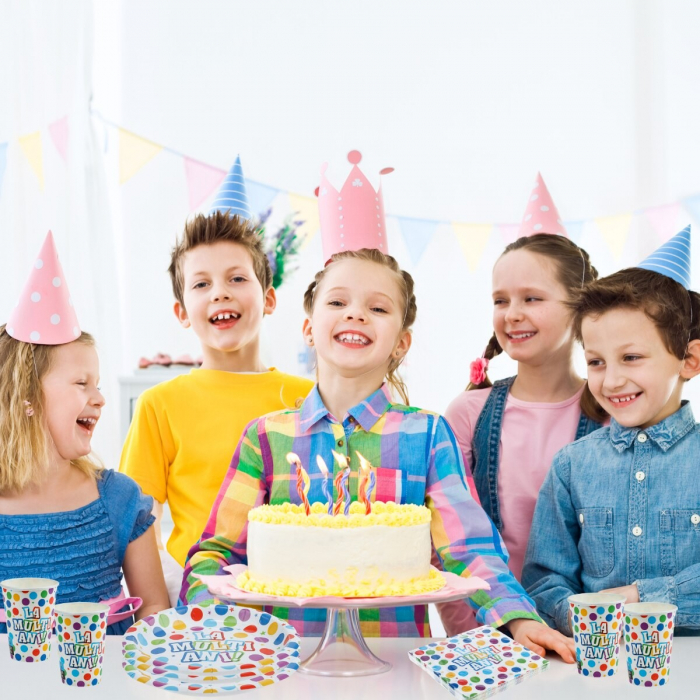 Banner Aniversar, Flippy, Colectie LA MULTI ANI, 98 x 24 cm, Multicolor [3]
