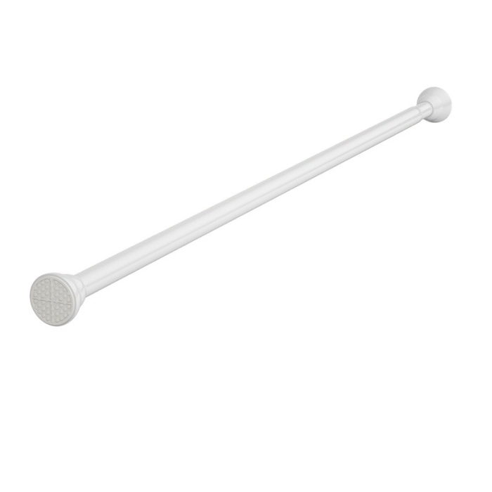 Bara Telescopica Multifunctionala, Flippy, din Otel Inoxidabil, Utilizare Universala, Retractabila 107 - 195 cm, Fara Perforare Perete, Alb [1]