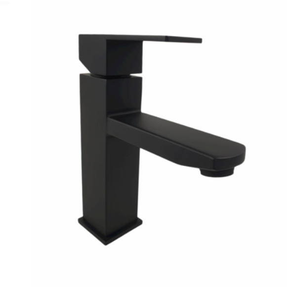 Baterie bucatarie MIXXUS KUB-001 BLACK din otel inoxidabil, Monocomanda, Racorduri incluse [4]