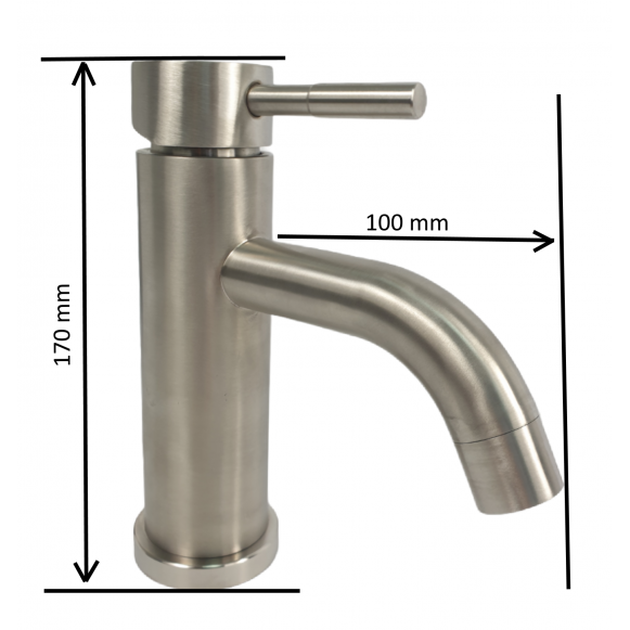 MIXXUS SUS-001-B baterie lavoar din otel inoxidabil [2]