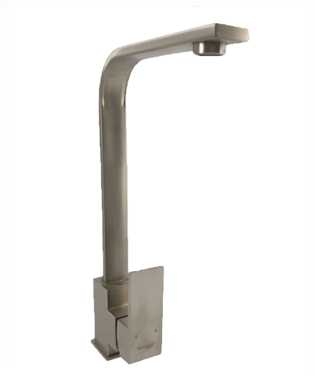 Baterie bucatarie MIXXUS KUB-011 din otel inoxidabil, Monocomanda, Racorduri incluse [4]