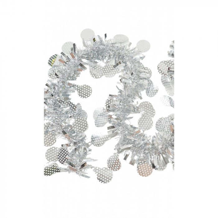Beteala Craciun, Flippy, argintiu, marimea:  2 m x 11 cm x 9 cm material:folie PVC, interior/exterior [4]