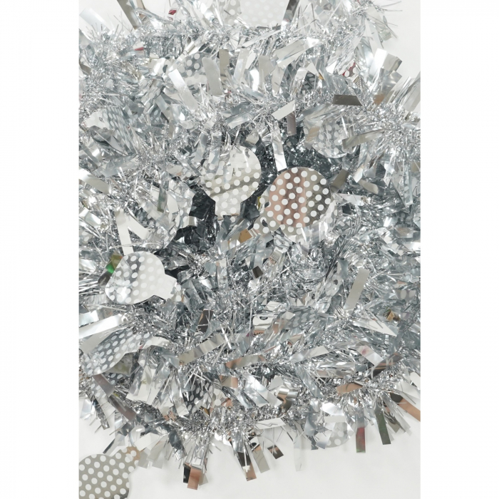 Beteala Craciun, Flippy, argintiu, marimea:  2 m x 11 cm x 9 cm material:folie PVC, interior/exterior [3]