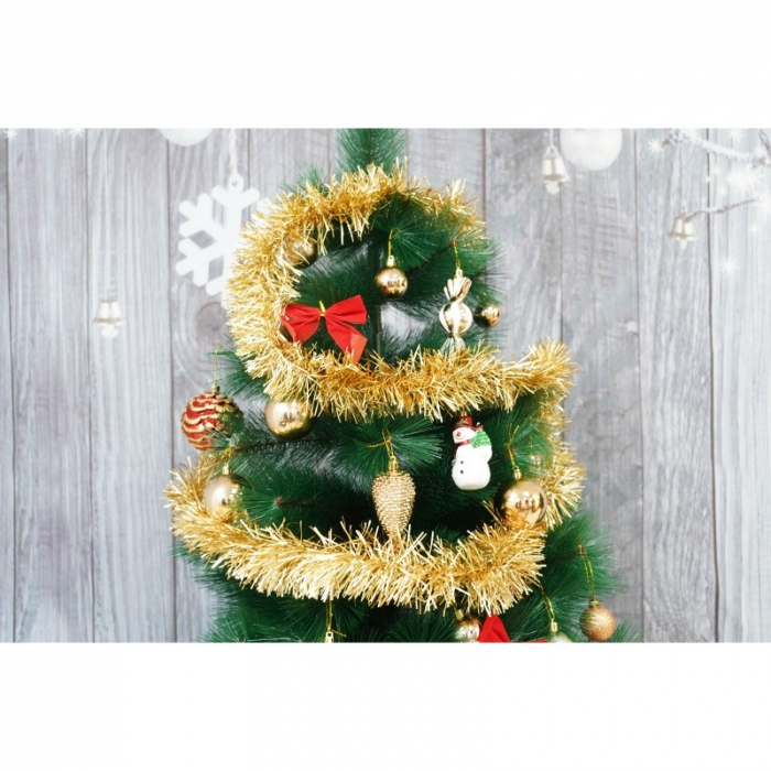 Beteala Craciun, Flippy, auriu, marimea: 2 m x 9 cm material:folie PVC, interior/exterior [8]