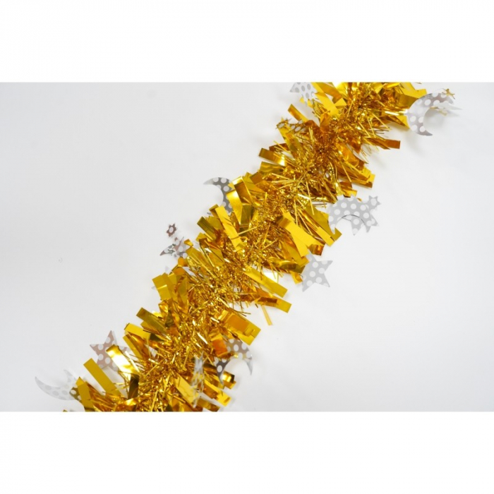 Beteala Craciun, Flippy, auriu, marimea: 2 m x 9 cm x 9 cm material:folie PVC, interior/exterior [12]